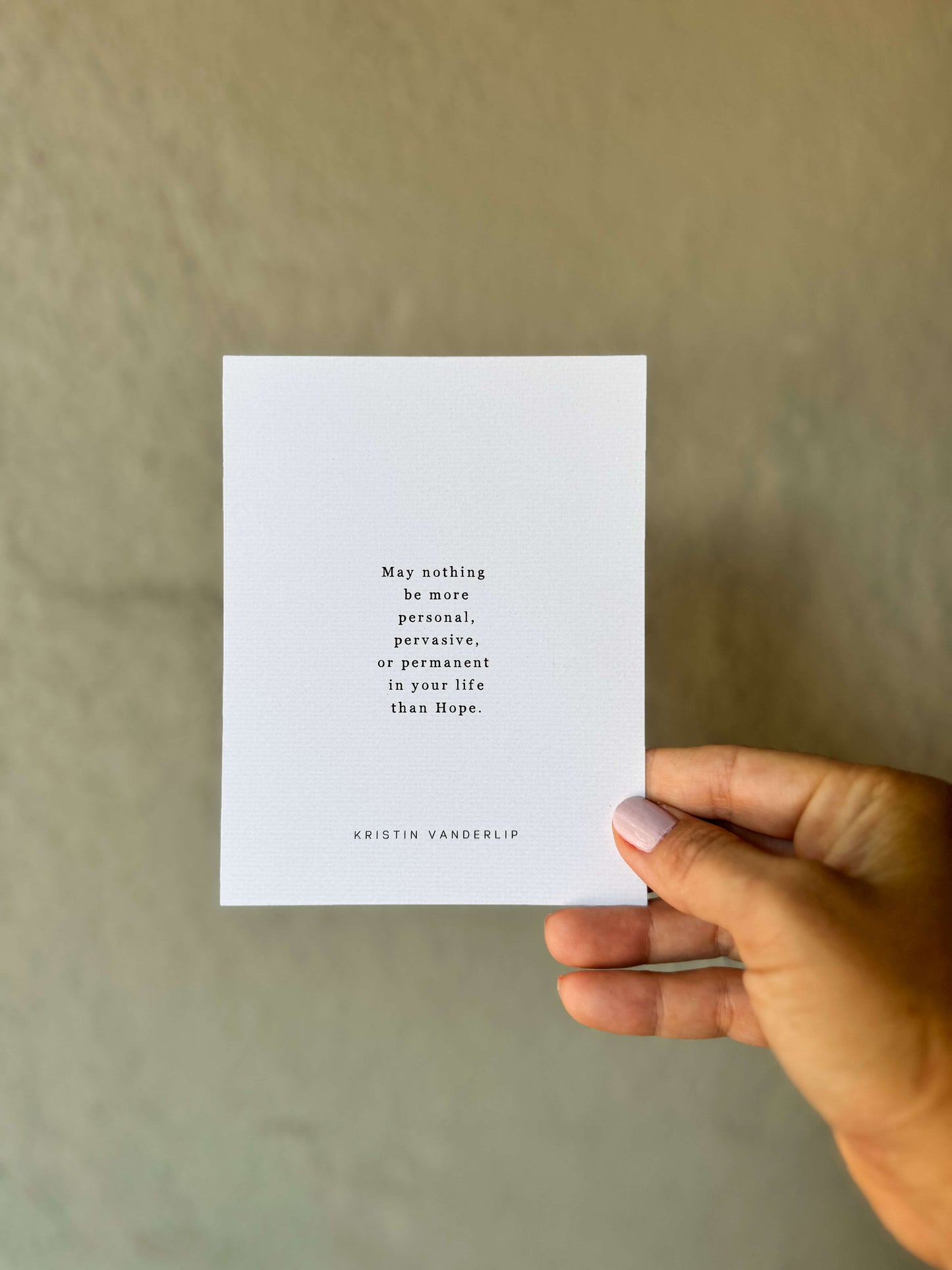 Postcard Prose Print - "3 Ps of Hope"