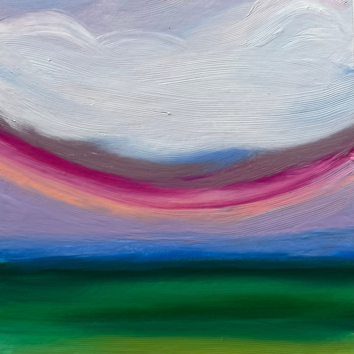Oil Pastel Mini - A Banner Over Me (Print)