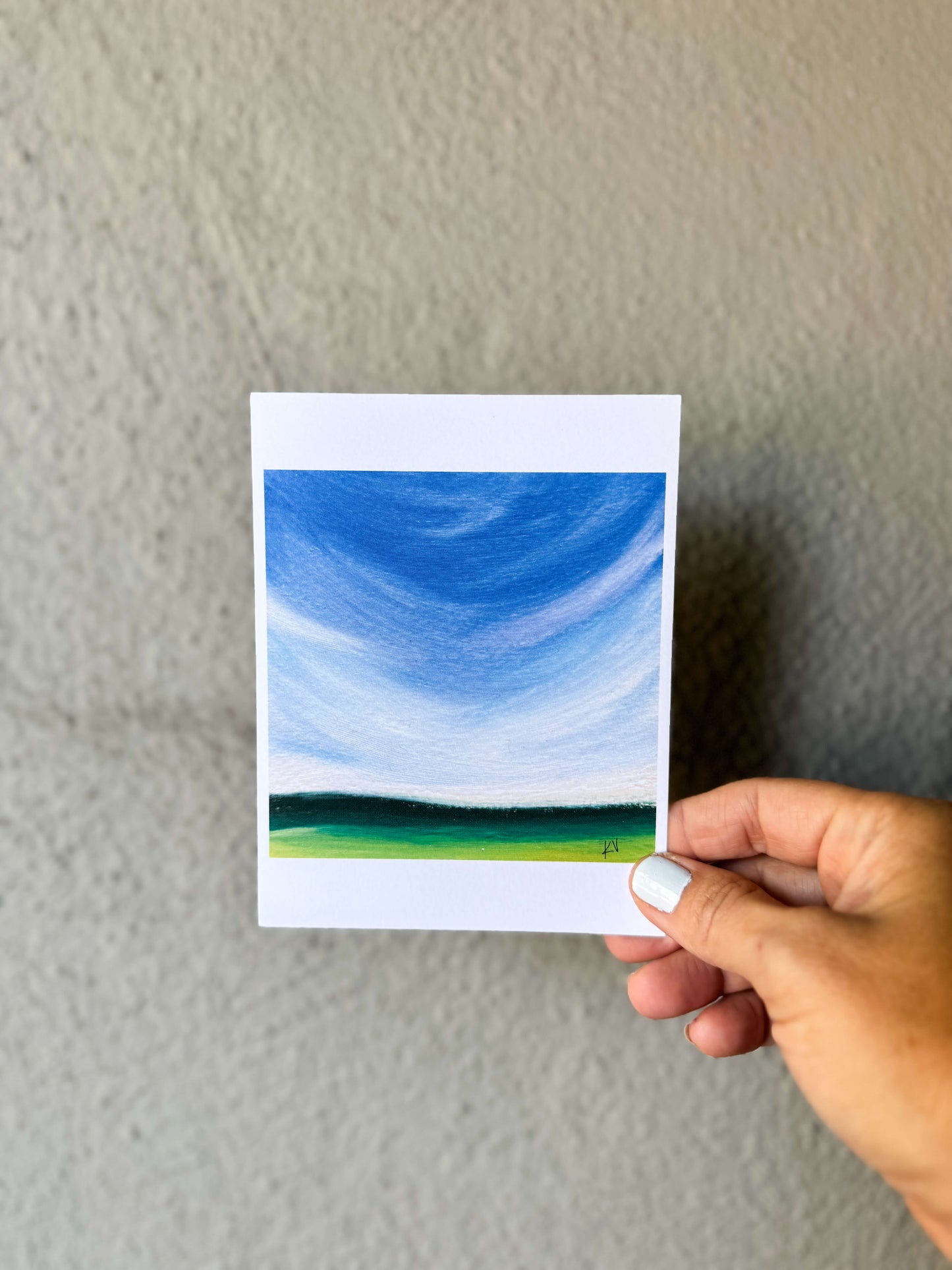 Postcard Art Print - "California Blue Skies No. 1"