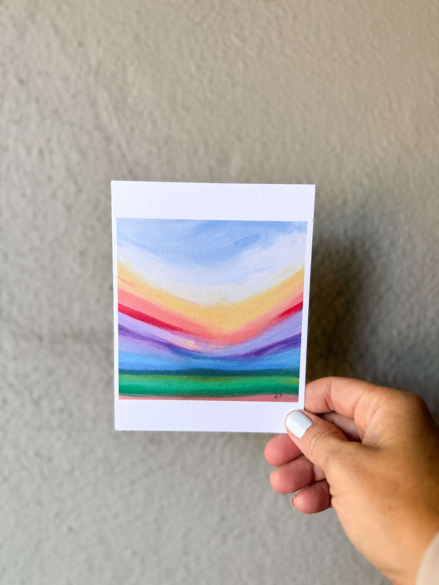 Postcard Art Print - "Inner Joy"