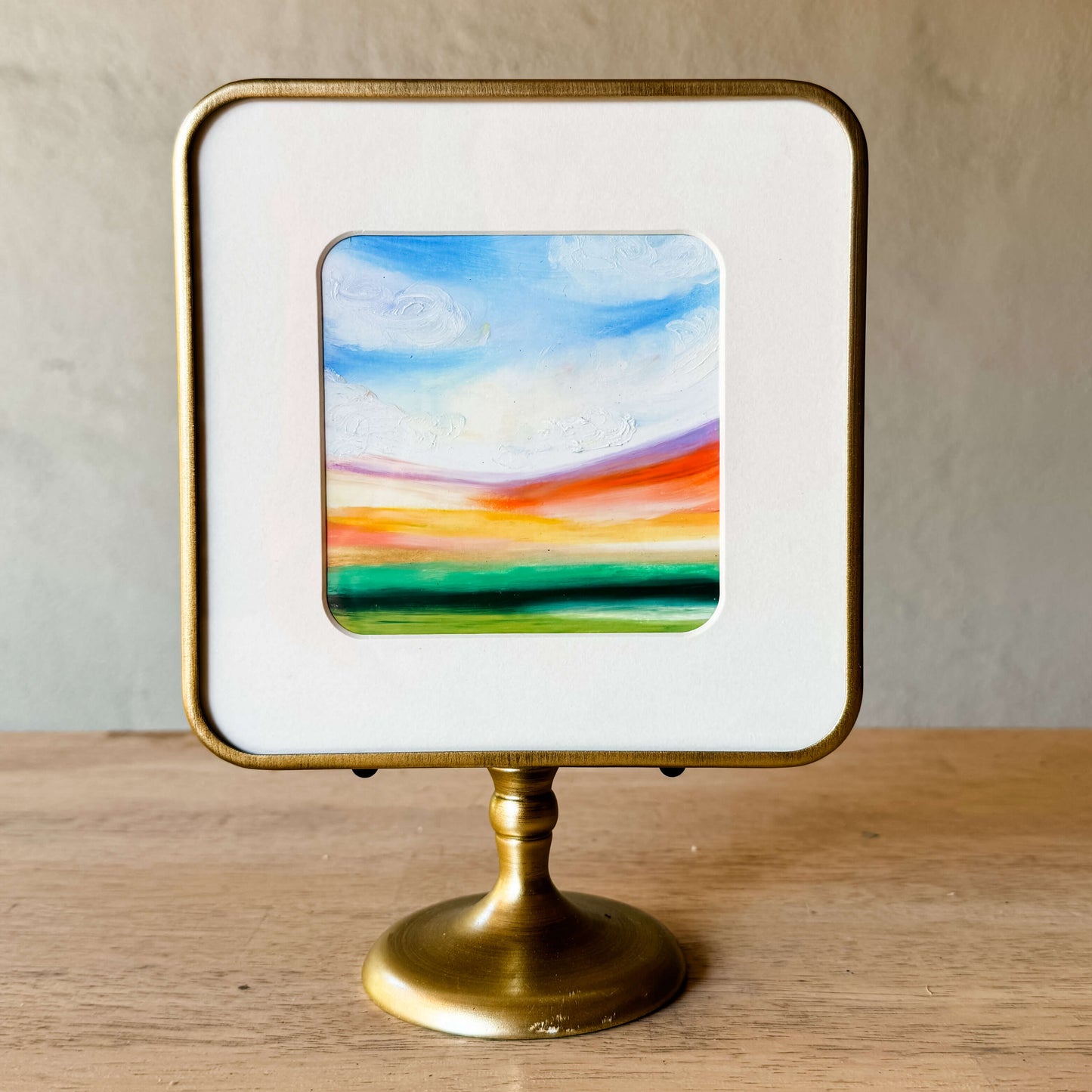 Original Art "Pure Imagination" Pedestal Frame