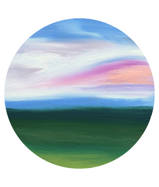 Oil Pastel Mini - Return to a Past Life (Print)