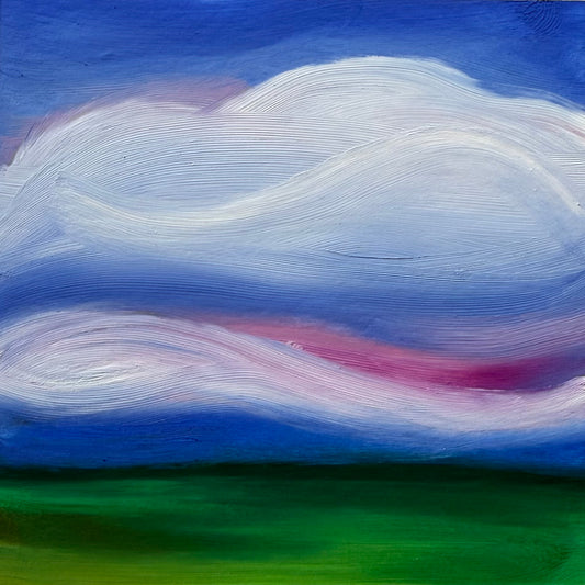 Oil Pastel Mini - The Rolling, Sighing Sky (Print)