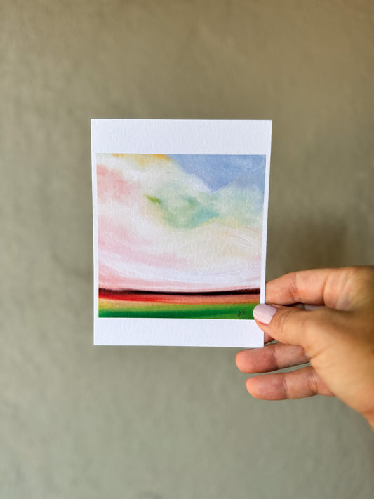Postcard Art Print - "Rise No. 1"