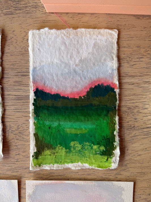 Original Oil Pastel Mini - Bless My Vastness