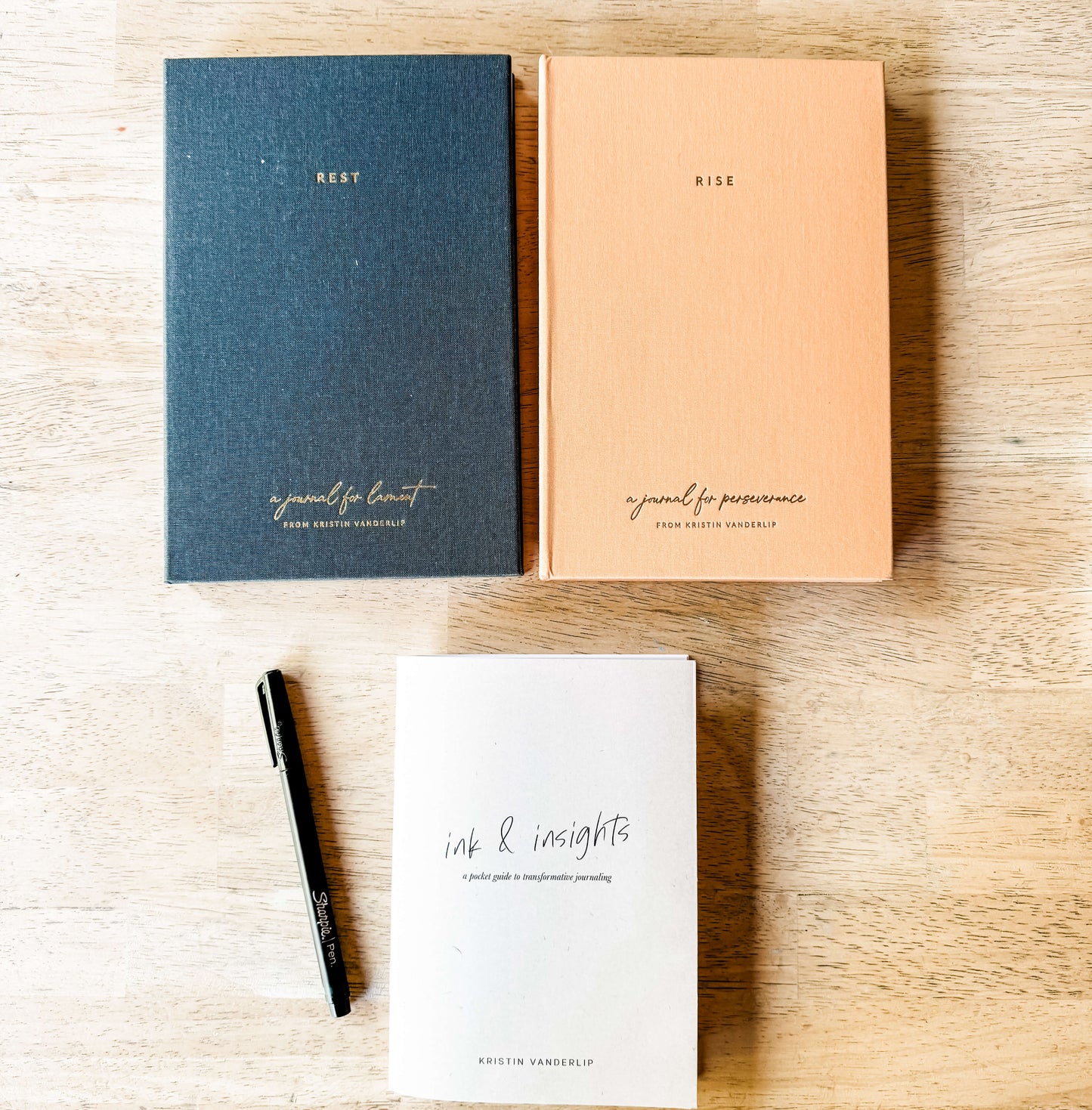 Signature Journaling Trio (Ink & Insights, Rest, Rise)