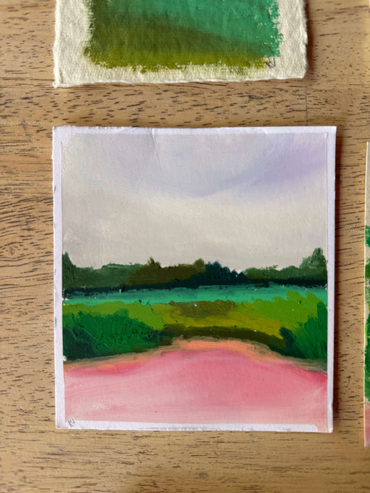 Original Oil Pastel Mini - Sing Over Me
