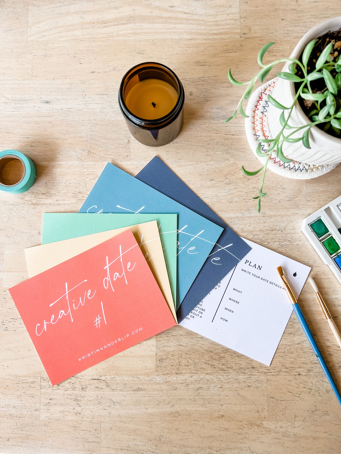 Creative Date Cards PDF (Digital Download)