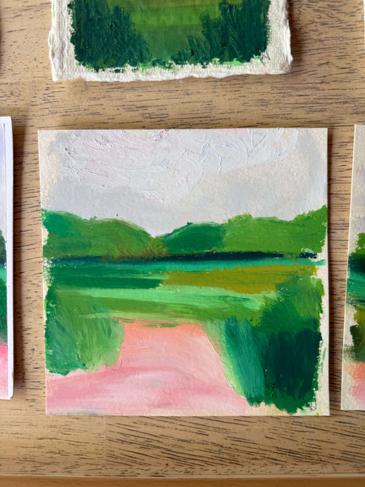Original Oil Pastel Mini - Vacre Deo [Vacation with God]